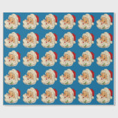 kerstman cadeaupapier (Vlak)