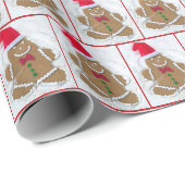 kerstman cadeaupapier (Rol Hoek)