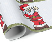 kerstman cadeaupapier (Rol Hoek)