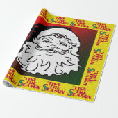 Kerstman - cadeaupapier (Uitgerold)