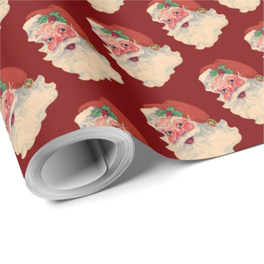 kerstman cadeaupapier (Rol Hoek)