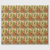 Kerstman Cadeaupapier (Vlak)