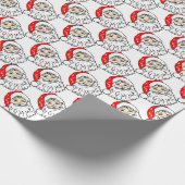 Kerstman Cadeaupapier (Hoek)