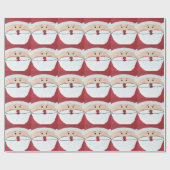 kerstman cadeaupapier (Vlak)