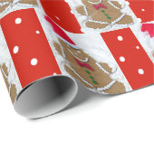 kerstman cadeaupapier (Rol Hoek)