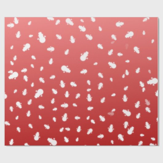 Kerstman Cadeaupapier (Vlak)