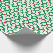 kerstman cadeaupapier (Hoek)