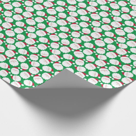 kerstman cadeaupapier (Hoek)