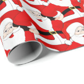 kerstman cadeaupapier (Rol Hoek)