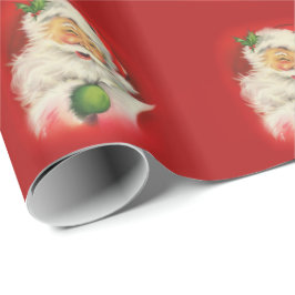 kerstman cadeaupapier