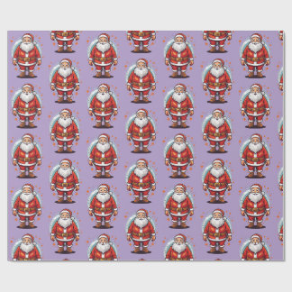 Kerstman Cadeaupapier