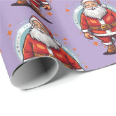 Kerstman Cadeaupapier (Rol Hoek)