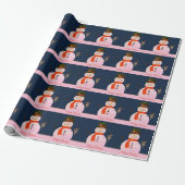 Kerstman Cadeaupapier (Uitgerold)