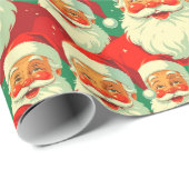 Kerstman Cadeaupapier (Rol Hoek)