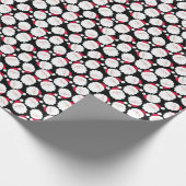 kerstman cadeaupapier (Hoek)