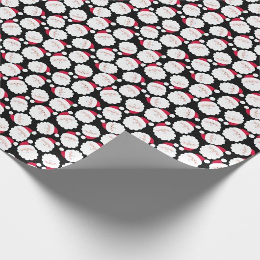 kerstman cadeaupapier (Hoek)