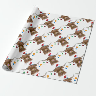 kerstman cadeaupapier