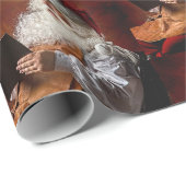 kerstman cadeaupapier (Rol Hoek)