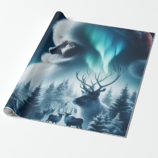 Kerstman cadeaupapier