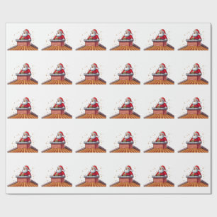Kerstman Cadeaupapier