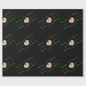  kerstman cadeaupapier (Vlak)