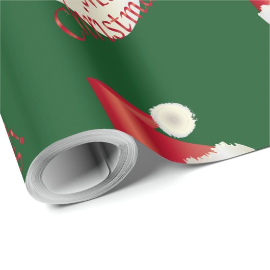 Kerstman Cadeaupapier (Rol Hoek)