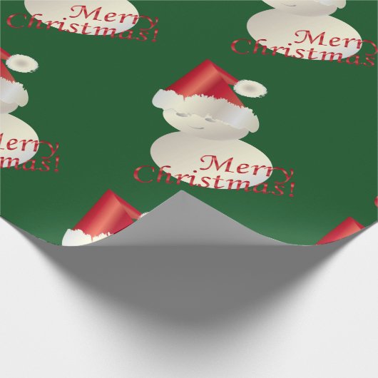 Kerstman Cadeaupapier (Hoek)