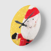 KERSTMAN & CADEAUS RONDE KLOK (Hoek)