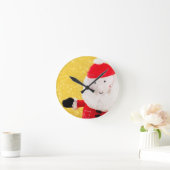 KERSTMAN & CADEAUS RONDE KLOK (Huis)