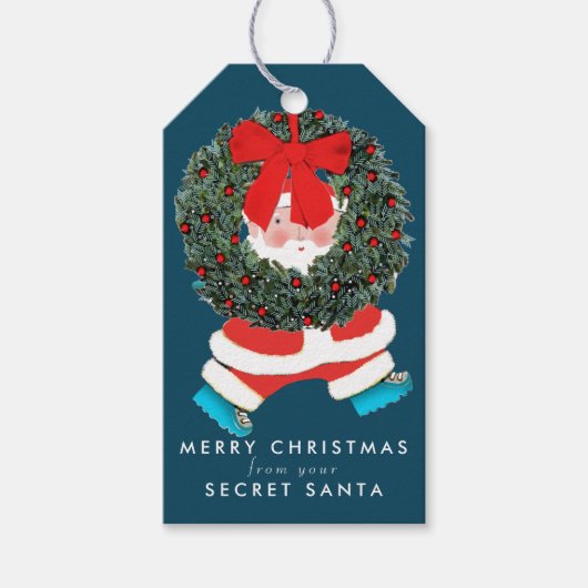 Kerstman Cadeautags Cadeaulabel (Voorkant)