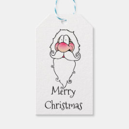 Kerstman Cadeautags Cadeaulabel