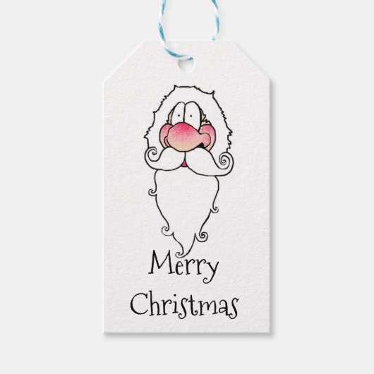 Kerstman Cadeautags Cadeaulabel (Voorkant)