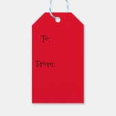 Kerstman Cadeautags Cadeaulabel (Achterkant)