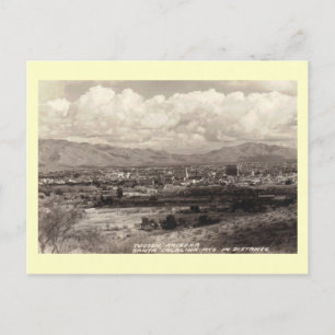 Kerstman Calalina Mts, de Vintage van Tucson, Feestdagenkaart