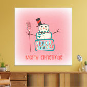 Kerstman Canvas Afdruk (Insitu (Woonkamer))