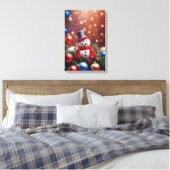 Kerstman Canvas Afdruk (Insitu (Slaapkamer))