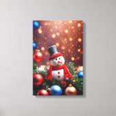 Kerstman Canvas Afdruk (Voorkant)