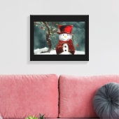 Kerstman Canvas Afdruk (Insitu (Woonkamer))