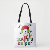 Kerstman Canvas tassen voor kerstmis (Voorkant)