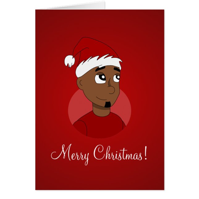 Kerstman cartoon (Voorkant)