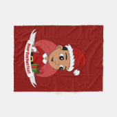 kerstman cartoon deken (Voorkant (Horizontaal))