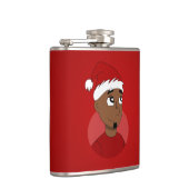 Kerstman cartoon heupfles (Rechts)