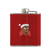 Kerstman cartoon heupfles (Achterkant)