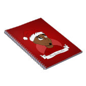 Kerstman cartoon notitieboek (Rechterzijde)