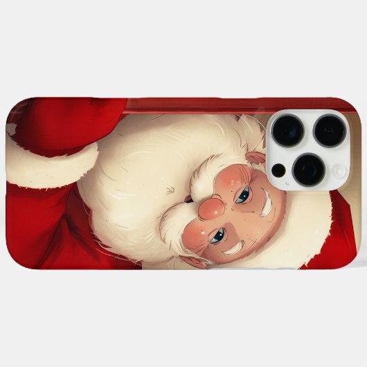 kerstman Case-Mate iPhone case (Achterkant (horizontaal))