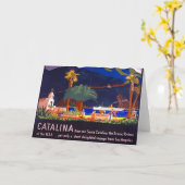 Kerstman Catalina Island 1935 Kaart (Gele Bloem)