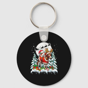 Kerstman Cavia Riddt Rendier Ezel Kerst  Sleutelhanger