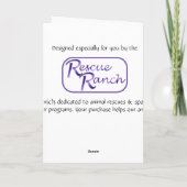 Kerstman & Chihuahua Feestdagen Kaart (Achterkant)