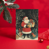  Kerstman Classic Cadeaus Xmas Feestdagenkaart
