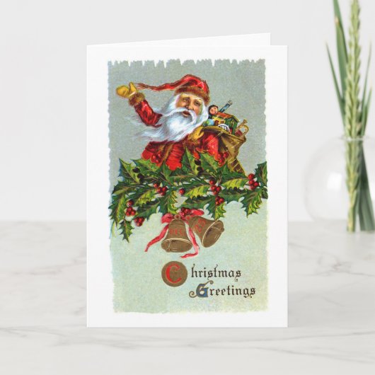 kerstman-Claus-1 Feestdagen Kaart (Voorkant)